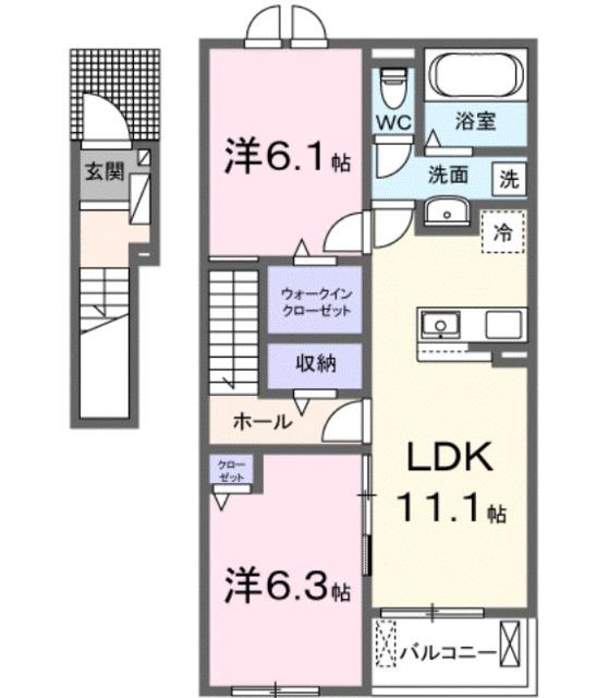 Ｒ．Ｎ．Ｐ　レジデンスＷ　Ⅱ（202） 間取り図画像