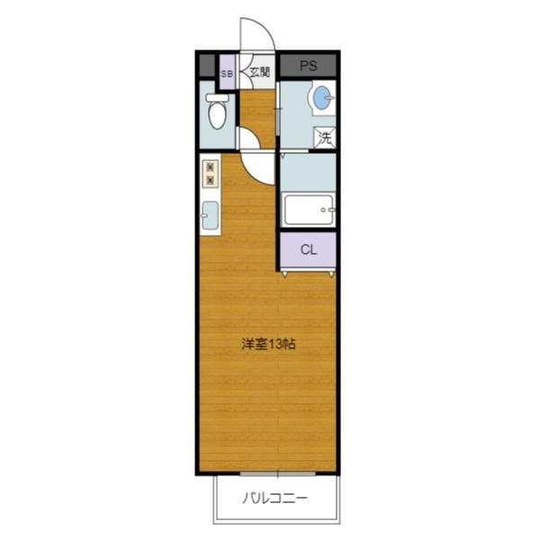 メゾン・ド・フルール（501） 間取り図画像