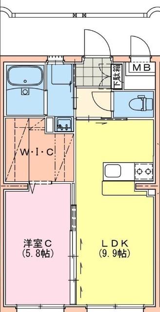 シャルテハイムⅤ（103） 間取り図画像