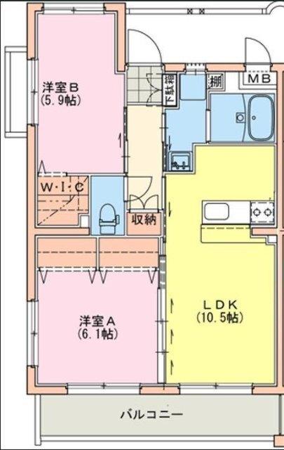 シャルテハイムⅤ（305） 間取り図画像