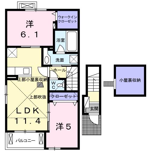 エアリーヴィッツ（201） 間取り図画像