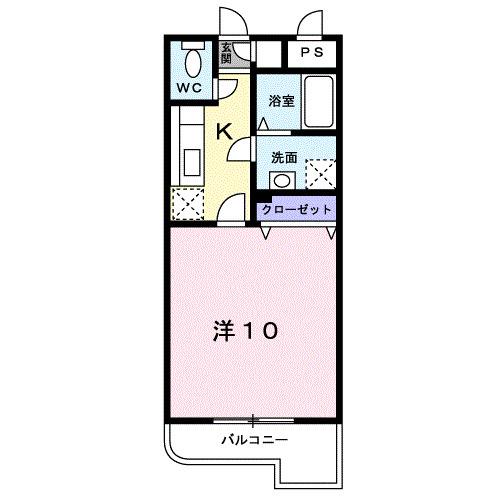 ラフィ−ナサイト２（408） 間取り図画像