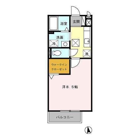 モナリエ・あい（102） 間取り図画像