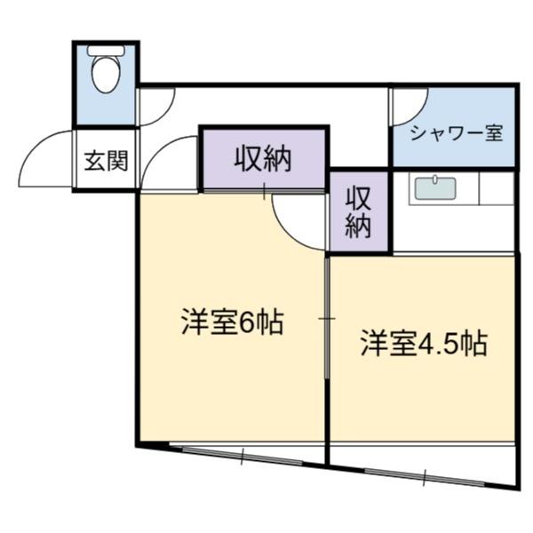 渡辺ビル（302） 間取り図画像