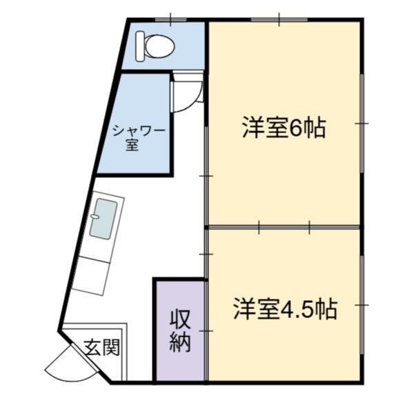 渡辺ビル（504） 間取り図画像