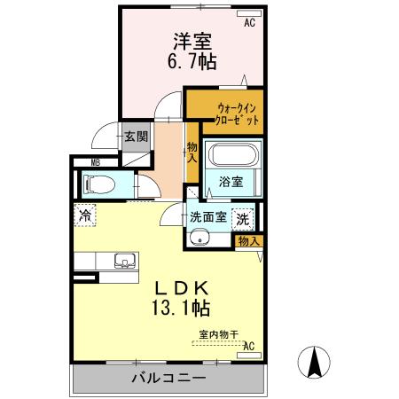 セジュールHIYORIⅡ（306） 間取り図画像