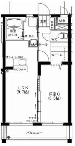 ユーミーなでしこⅡ（403） 間取り図画像