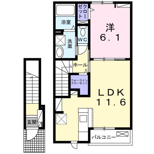 ガーデンハウス　リーベ　Ⅱ（202） 間取り図画像