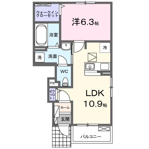 ガーデンハウス　リーベ　Ⅰ（103） 間取り図画像