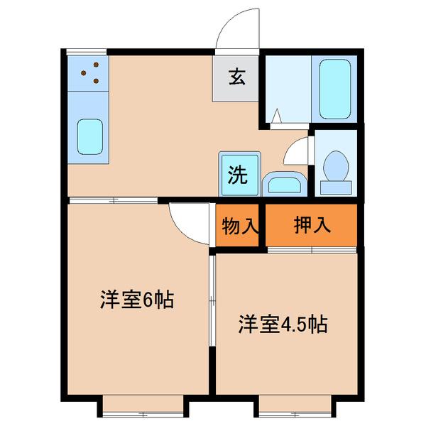 フォーブル横山（103） 間取り図画像