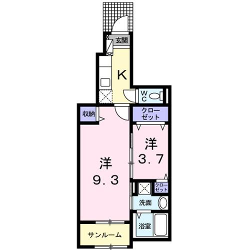 レジデンス・ジール　Ⅰ（103） 間取り図画像