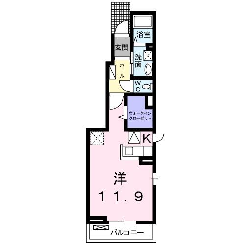 ヌーヴェルデ・ポート　２（101） 間取り図画像