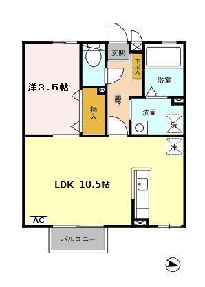 レグルス8（103） 間取り図画像