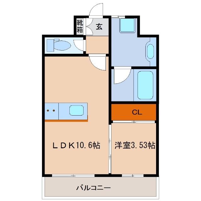 センチュリーコート８番館（603） 間取り図画像