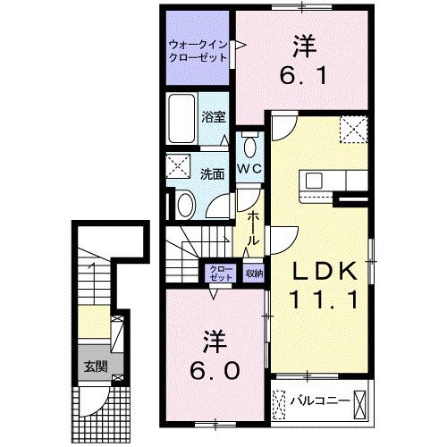 このはな　Ｍ＆Ｋ　Ⅲ（204） 間取り図画像