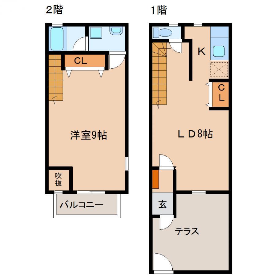Beans houseⅡ（2） 間取り図画像