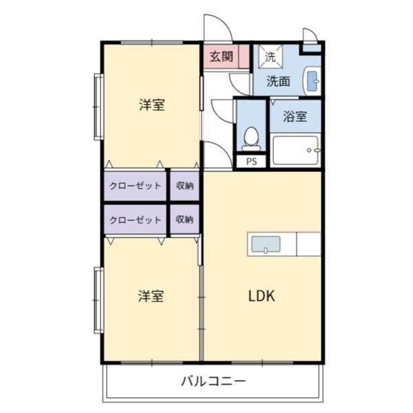 フェニックスマンションB（301） 間取り図画像