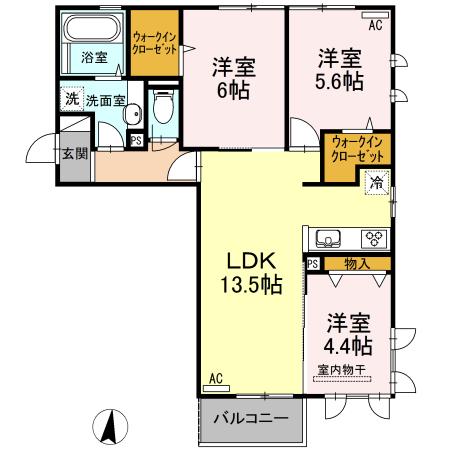 コンフォール柳丸（301） 間取り図画像