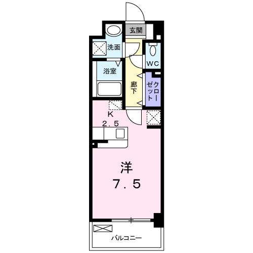 オリージャ　ビルディング（605） 間取り図画像