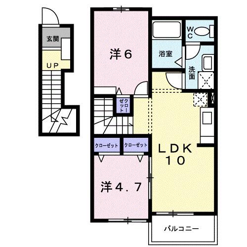 ヴィラ・エクセレントＡ（202） 間取り図画像