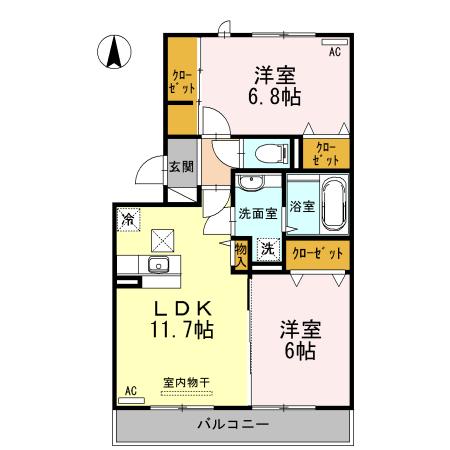 プランドール.i Ⅲ（106） 間取り図画像
