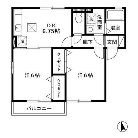 グランモア泉南（101） 間取り図画像