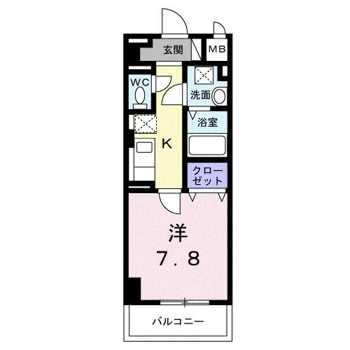 サンライズ　江平中町（802） 間取り図画像
