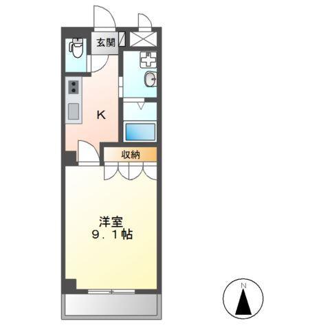 サンライズＫ 間取り図画像