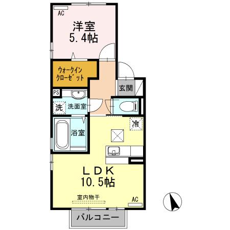 ショコラメゾン・Ｆ（105） 間取り図画像