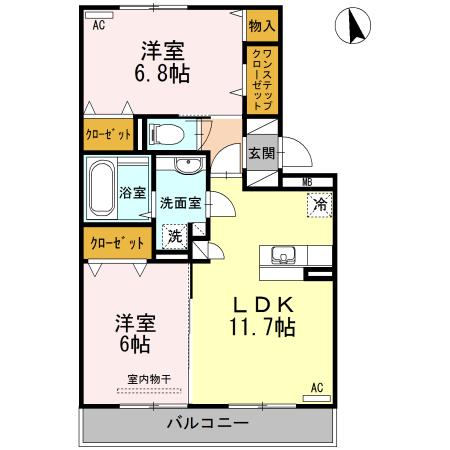 Sビレッジ（302） 間取り図画像