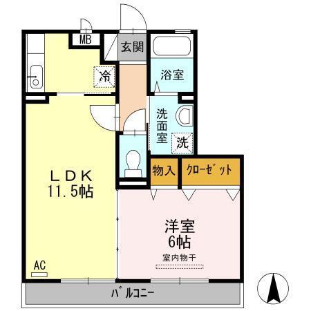 i･パラッツオ（302） 間取り図画像