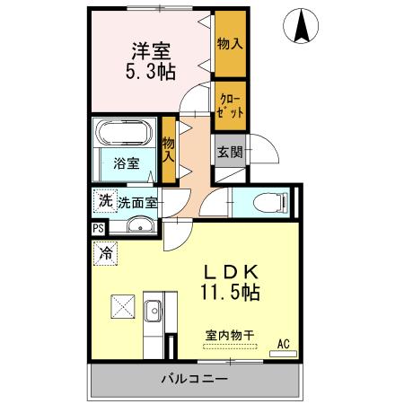リアン　トゥール（102） 間取り図画像