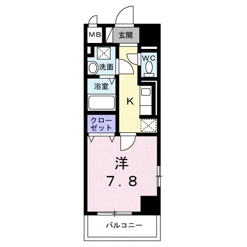 サンライズ　江平中町（701） 間取り図画像