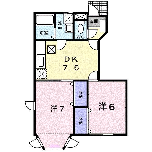 リヴュアリットＡ（105） 間取り図画像