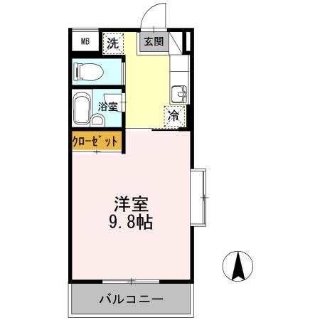 アルカコンネ桜（103） 間取り図画像