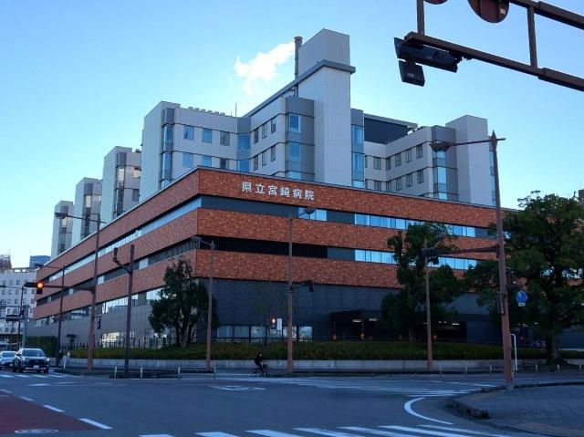宮崎県立宮崎病院：224m