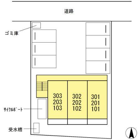 アルカコンネ桜（103） 駐車場