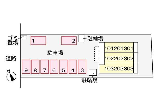 グレイス・ゴッド（101） 駐車場