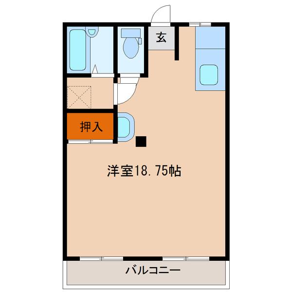 １R(他にも間取り有り)