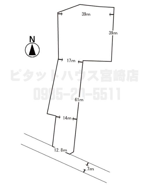 国富町本庄土地 区画図