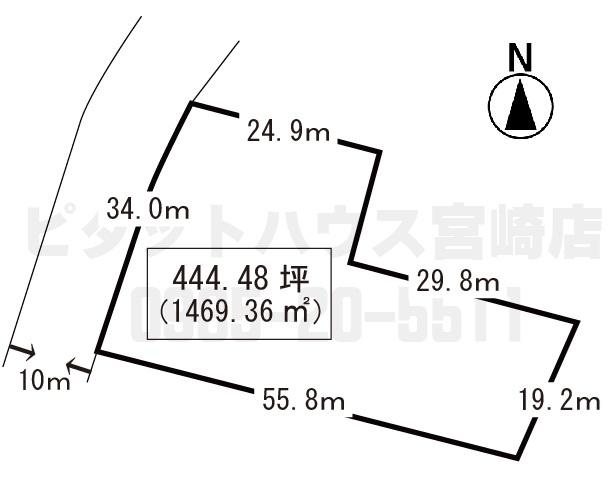 小林市水流迫土地 区画図