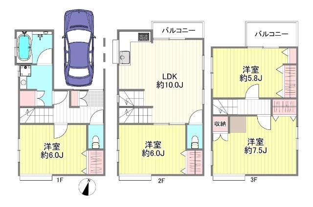  間取り図写真