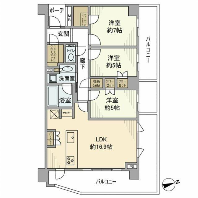  間取り図写真