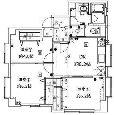  間取り図写真