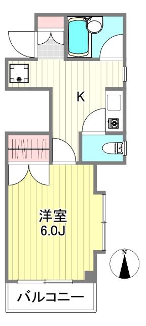 せせらぎパークサイド（206） 間取り図画像