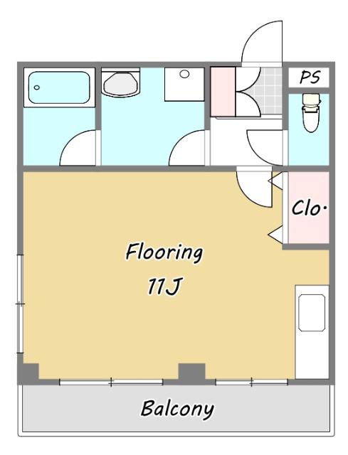 ルラック・サンアイ（203） 間取り図画像