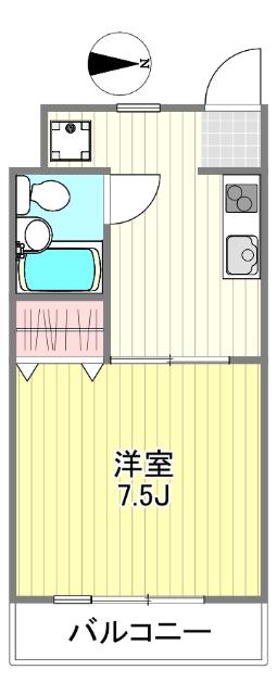 メゾンドール新代田 間取り図画像