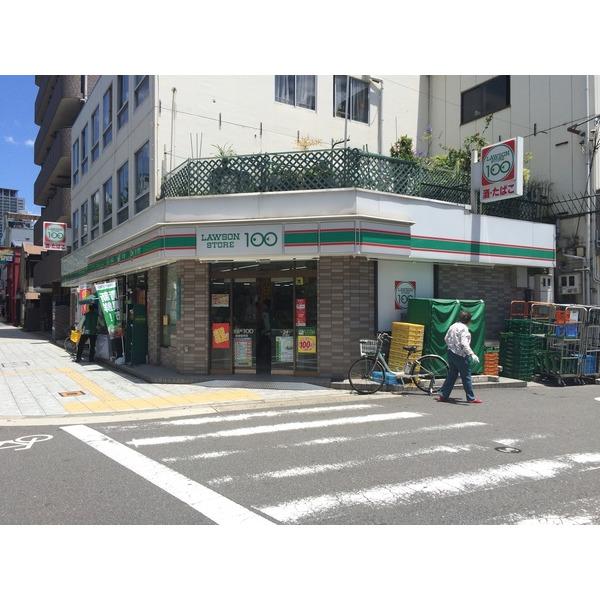 ローソンストア100浪速稲荷店：70m