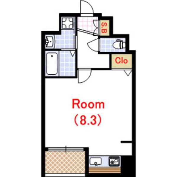ラナップスクエア難波南（702） 間取り図画像