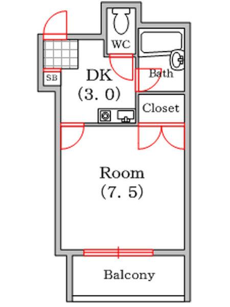  間取り図写真